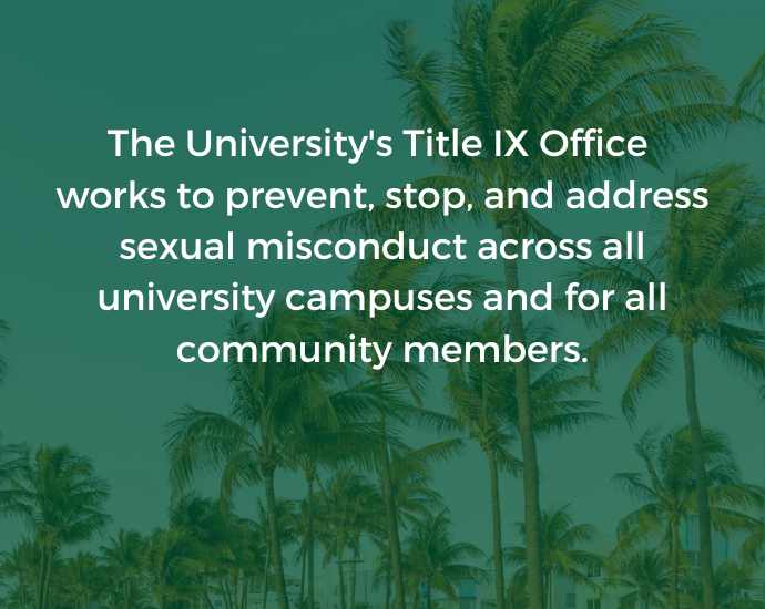 Title IX Office Contact Mobile Banner