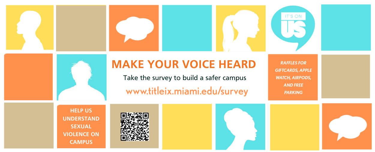 take the survey to make campus safer